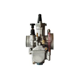 Carburateur de moto <span class=keywords><strong>PWK</strong></span> <span class=keywords><strong>21</strong></span> 24 26 28 30 32 34 mm, carburateur sablé avec jet de puissance pour moteur de moto 2/4 temps 50-300cc - Product Image 3