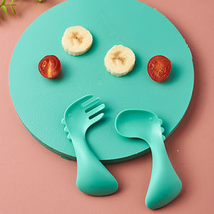 Vaisselle légère et non toxique pour bébé, ensemble <span class=keywords><strong>de</strong></span> fourchettes et cuillères d'alimentation, vaisselle <span class=keywords><strong>de</strong></span> dessin animé pour enfants - Product Image 4