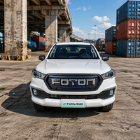 Camionnette électrique Foton, directement de l'usine, 5 places, double cabine, zéro émission, EV, autonomie de 601-700 km, batterie de 88,55 kWh, pour l'exportation