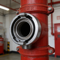 Vente directe du fabricant : Raccord rapide Storz pour tuyau d'incendie en alliage d'aluminium/acier inoxydable de 2 pouces – Équipement de lutte contre l'incendie allemand