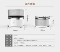Mini cafetière électrique semi-automatique à filtre, écologique, avec boîtier en plastique, classe d'efficacité énergétique, pour café préparé à la main, nouveauté