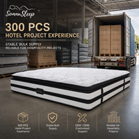 Matelas à ressorts Colchon En Caja, matelas orthopédique en mousse pour dormir, taille King, base et matelas pour lit double