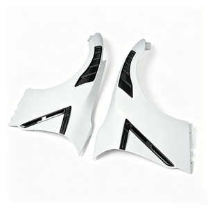 Guardabarros Delanteros de Fibra de Carbono Semi-Seca Estilo Nismo para Nissan GT-R R35 2008-2023, Versión Imprimada - Product Image 1