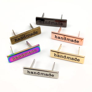 Deepeel BK101 10x36mm Luggage Handbag Hardware Accessories Handmade LOGO Decoration <strong>Buckles</strong> <strong>Bag</strong> Labels Tag - Product Image 3