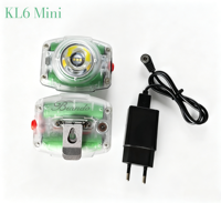 Baterai Lithium 7000mAh Pengisi Daya USB Lampu Kepala Tambang LED Anti Ledakan 15000Lux Dapat Diisi Ulang IP68 Lampu Kepala Mini Indikator Daya