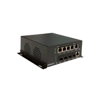 Penjualan laris Mini 4port Gigabit EPON OLT jaringan semua serat 4 serat optik penerima serat OLT peralatan serat optik Mini