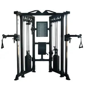 Equipo de gimnasio comercial entrenador funcional Power rack Smith machine LAT pulldown fila baja Cable de doble brazo máquina cruzada