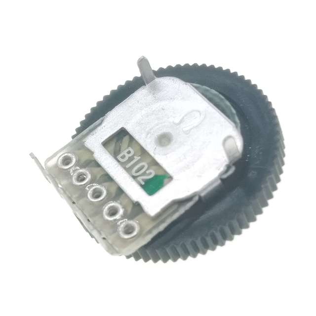 Gear Potentiometer 1K B102 5Pin 16*2mm Dial Potentiometer