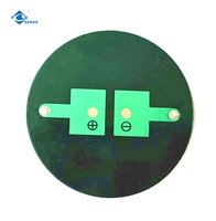 Mini panneaux solaires compacts, chargeur 3V, panneau solaire étanche scellé à l'époxy, ZW-Dia70, panneau solaire à basse tension en époxy, 0,28W