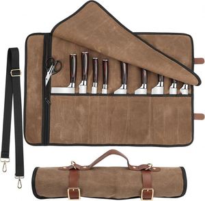 Échantillon gratuit, sac à outils de cuisine professionnel personnalisé, résistant à l'eau, étui à couteaux, sac à couteaux de chef - Product Image 1