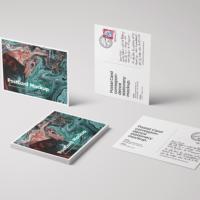 Carte en papier texturé de qualité supérieure avec impression typographique et gaufrage pour une touche de cérémonie raffinée