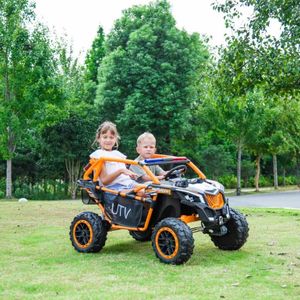Nouveau Style enfants électrique UTV tout-terrain voiture jouet avec cadre en acier au carbone 2.4G RC amortisseurs à quatre roues haute résistance - Product Image 6