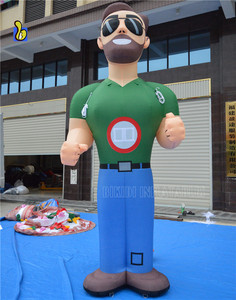 Ballon <span class=keywords><strong>gonflable</strong></span> de 3,66 mètres de haut représentant des hommes musclés, poupées hollandaises pour la publicité - Product Image 6
