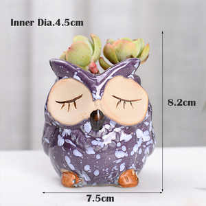 Dessin animé <span class=keywords><strong>animaux</strong></span> petit succulent intérieur bonsaï Mini Pot en <span class=keywords><strong>céramique</strong></span> <span class=keywords><strong>jardin</strong></span> fleur plantes Pots en <span class=keywords><strong>céramique</strong></span> succulente Pot - Product Image 2