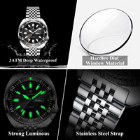 Montre de luxe pour homme Poedagar 682, montres en acier inoxydable, étanche, lumineuse, vente flash, montre à quartz pour homme, Reloj