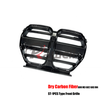 Grille de calandre en carbone sec G80 style ST, pièces de rechange extérieures pour BMW G80 M3 G82 G83 M4, 1 pièce