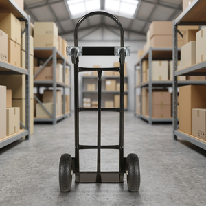 Carretillas Industriales Inteligentes de Cuatro Ruedas con Estructura de Acero, Ruedas de PU de Alta Resistencia, Mango Ergonómico, OEM para Transporte en Almacenes - Product Image 2
