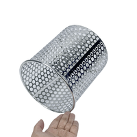 Tuyau perforé en tôle de fer cylindrique Tube filtrant perforé en acier inoxydable Tuyau perforé