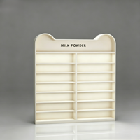 Étagère de présentation pour lait en poudre, 7 niveaux, double colonne, étagère de rangement pour lait infantile, présentoir de vente au détail pour magasin de puériculture