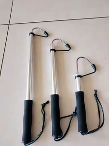 Newbility vente en gros pêche Gaff 60cm 90cm 120cm en acier inoxydable pêche lance alliage d'aluminium <span class=keywords><strong>télescopique</strong></span> pêche Gaff - Product Image 4