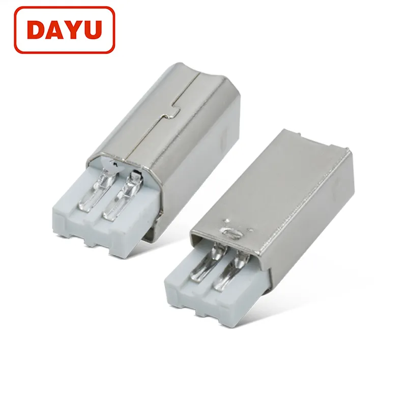 USB 2.0 B סוג 4 פין זכר מדפסת יציאת עצרת מתאם הלחמה מחבר