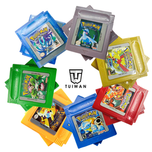 Cartucho de Ahorro de Batería para Videojuegos, Versión Dorada, Rojo, Azul, Verde, Plateado, Amarillo Cristal para Gbc, Cartucho de Juego de 7 Colores - Product Image 6