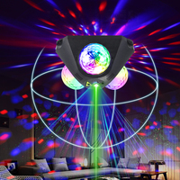 Nouvelle boule magique Laser coloré LED scène lumière KTV famille atmosphère commande vocale stroboscope fête de noël lumière