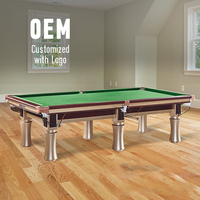 Table de billard de compétition professionnelle de haute qualité en ardoise de 9 pieds, table de snooker, club sportif, table de billard 4 en 1