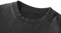 Sweat-shirt unisexe à col rond, coupe oversize, couleur unie, grammage lourd 360G, effet pigmenté rétro, pour tenue décontractée