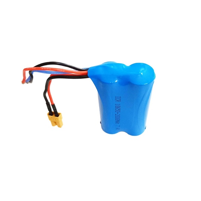 7.4V 2000mAh Lithium Rechargeable Ion Battery Pack With T Plug