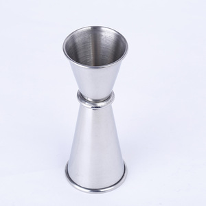 Vaso medidor de onzas de doble punta de acero inoxidable para hacer cócteles y barmanía - Product Image 2