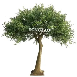 Hight Quality 10Ft Height Factory Custom Hot Sale Bend Shade Large Indoor Home Decor Artificial Olive Tree