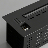Insert de foyer à vapeur 3D personnalisable AFW130, 1320 mm, flamme réglable, télécommande, acier, eau, carburant, décoratif, utilisation hôtelière