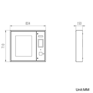 100スロットスマートキーキャビネットセーフキーキャビネット電子管理システムキーセーフボックス指紋顔認証制御 - Product Image 3