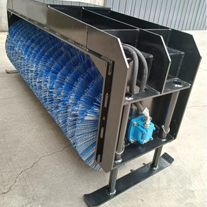 गर्म उत्पाद मिनी खुदाई अनुलग्नक हाइड्रोलिक मोटर रोटरी ब्रश स्किड स्टीयर लोडर फुटपाथ स्वीपर सफाई झाड़ू - Product Image 5