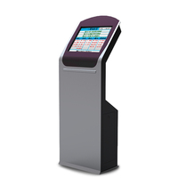 10 ''/15''/17 ''écran tactile LCD gestion de file d'attente en libre-service système de billetterie à écran tactile distributeur kiosque pour banque