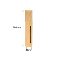Botol Parfum Mewah Portabel 5ml 10ml Botol Semprot Parfum Mini Kaca Botol Bambu Alami