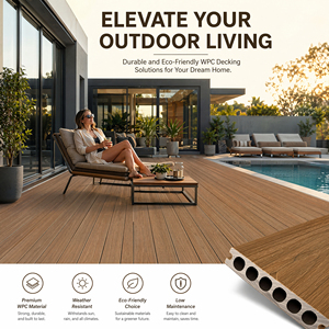 Luxury Modern Square WPC Anti-Slip Waterproof Anti-UV Outdoor Garden Patio Terrace <strong>Floor</strong> - Product Image 6