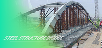 Construction de pont en treillis d'acier pour piétons de conception moderne durable Structures métalliques pour immeubles de bureaux Maisons Parcs Écoles