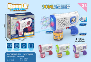 2 IN1 90ml büyük kapasiteli su tabancası elektrikli kabarcık makinesi otomatik üfleme kabarcıklar su tabancası çocuklar için - Product Image 2
