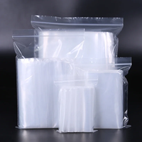 Sac d'Emballage en Plastique PE Scellé, Emballage Transparent Écologique avec Fermeture Ziplock Gratuit