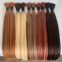 Cheveux brésiliens de haute qualité de cheveux installables UV en vrac étirés par double de cheveux vierges du Brésil