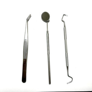 Juego de Herramientas de Examen Dental de Acero Inoxidable, Espejo Bucal, Sonda, Pinzas para Clínica, Hospital, Cuidado Bucal - Product Image 4