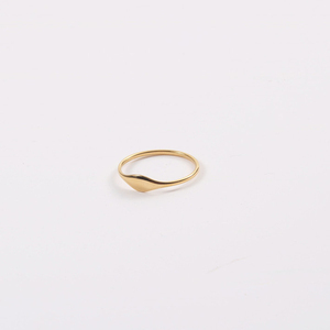 Anillo de acero inoxidable chapado en oro de 18K para mujer, sortija para dedo para mujer, joyería - Product Image 4