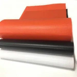 thickness 0.4-0.5mm Colored clip net pvc for making Makeup bags, coasters, and phone cases pvc film