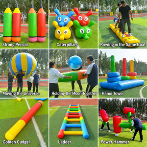 Circuito <span class=keywords><strong>de</strong></span> Desafíos Inflable <span class=keywords><strong>Profesional</strong></span> para Trabajo en Equipo - para Capacitación Corporativa y Actividades al Aire Libre - Product Image 4