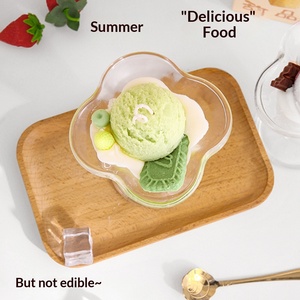 เทียนหอมรูปไอศกรีมน่ารักในแก้วแก้วใส สำหรับฤดูร้อน DIY ของขวัญวันเกิด ของชำร่วยงานแต่งงาน - Product Image 3