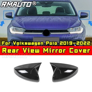 Coque de protection de rétroviseur latéral pour Volkswagen Polo 2019-2022, accessoires de carrosserie - Product Image 2