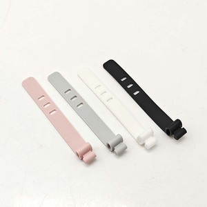 FUYUXUAN Attaches de câble en silicone réutilisables Rerlaseable Organisateur de fil Sangles <span class=keywords><strong>Cordon</strong></span> en silicone Attaches zippées - Product Image 5