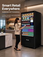Distributeur automatique commercial, service OEM de marque privée, distributeur intelligent automatique, surveillance à distance, construction en acier inoxydable